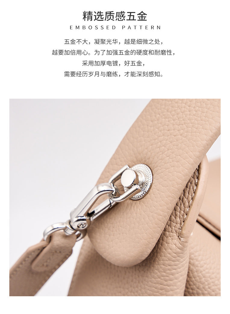 High-End Design Women's 100% Genuine Leather Single Shoulder Crossbody Bag Madeira