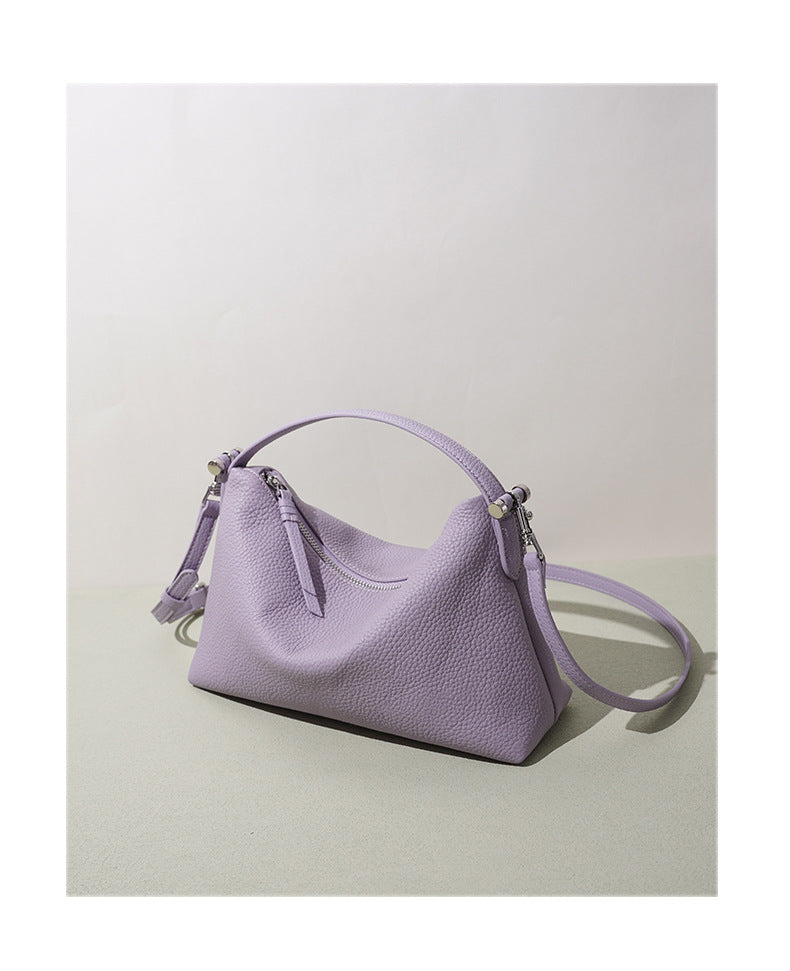 High-End Design Women's 100% Genuine Leather Shoulder Crossbody Bag Como