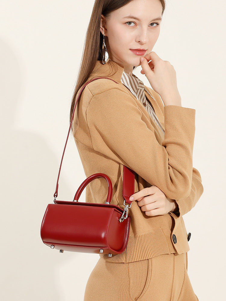 High-End Design 100% Genuine Leather Women's Small Square Box Bag Connecticut