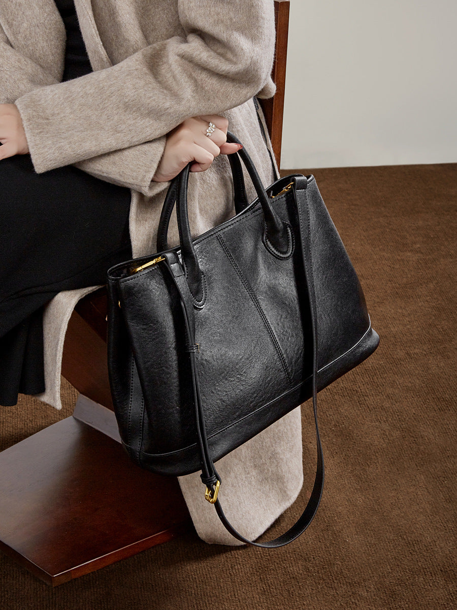 High-End Designed Women's Bag 100% Genuine Leather Single Shoulder or Crossbody Bag More