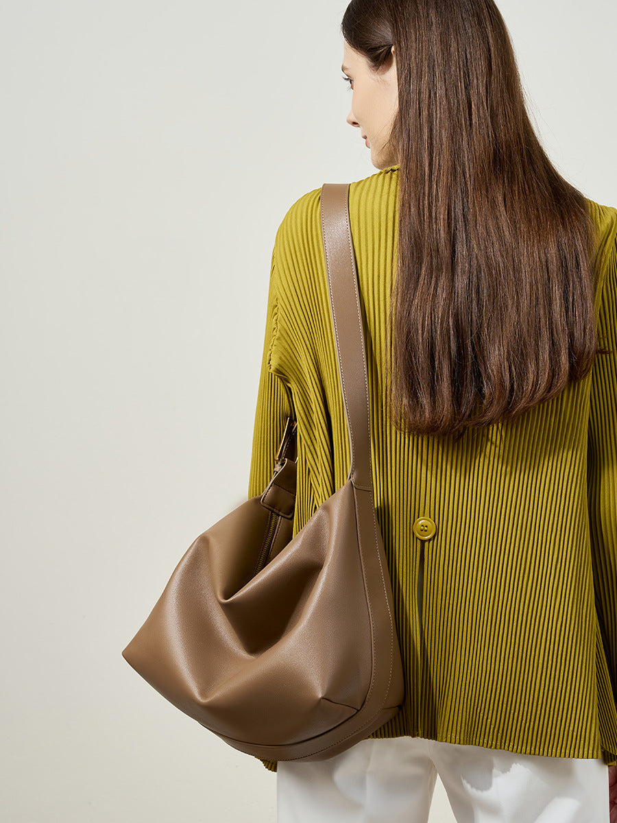Designed Women's 100% Genuine Leather Single Shoulder or Crossbody Bag Dole