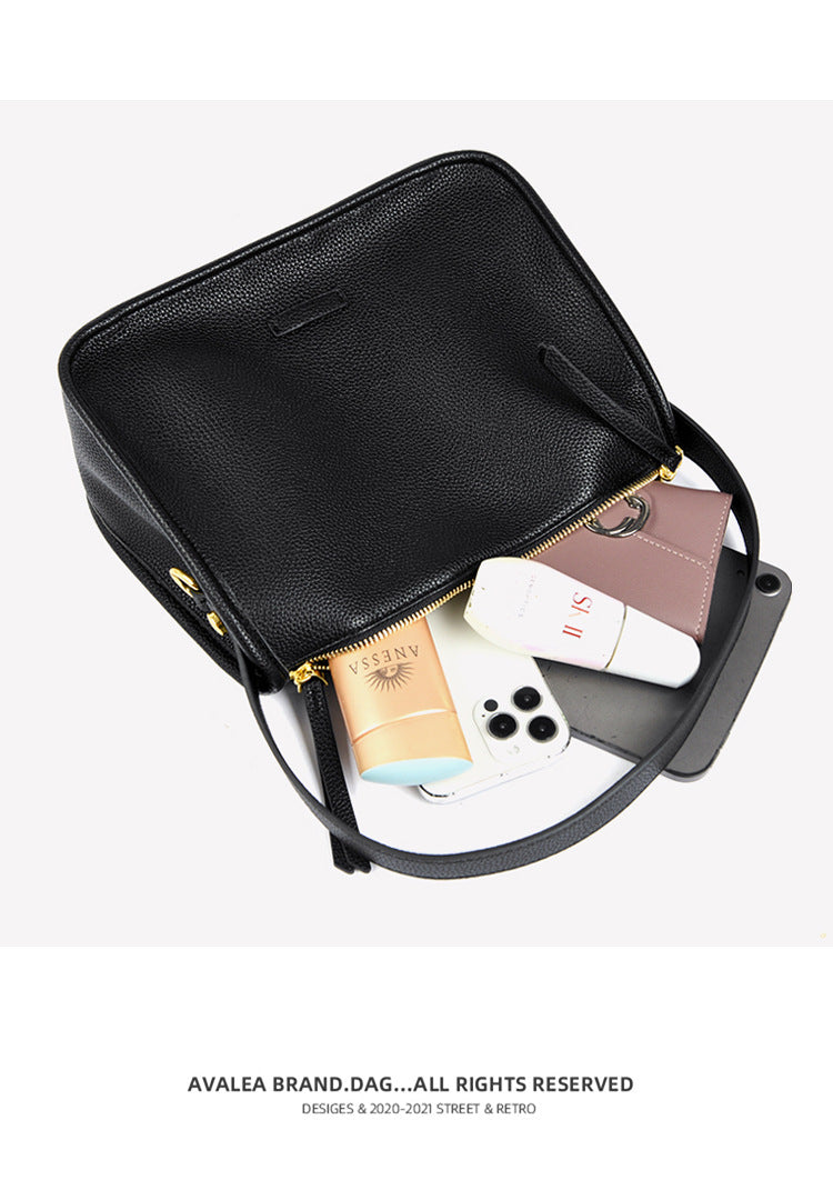 High-End Design Women's Bag 100% Genuine Leather Single Shoulder or Crossbody Bag Rhode Island