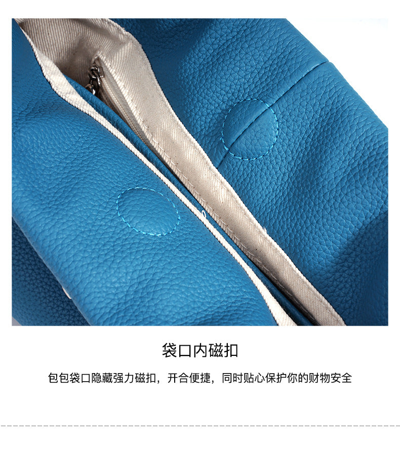 High-End Design Women's 100% Genuine Leather Single Shoulder Pleated Cloud Bag Roma