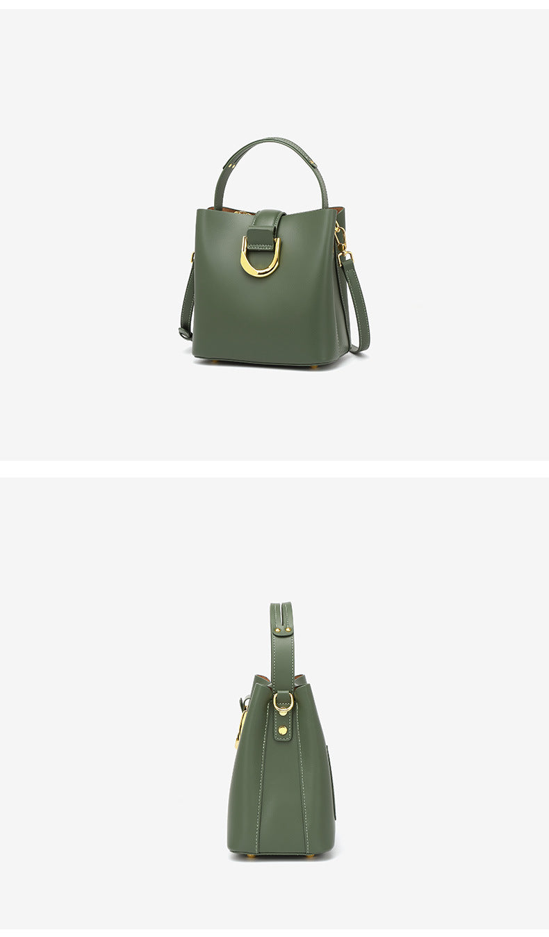 High-End Design Women's Bag 100% Genuine Leather Single Shoulder or Crossbody Bag Toledo