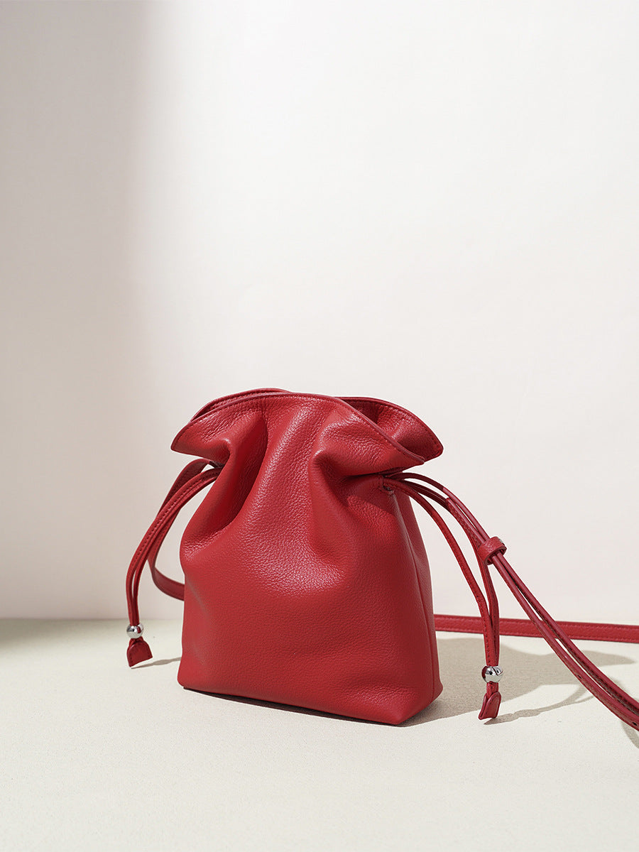 High-End Design Women's 100% Genuine Leather Small Single Shoulder or Crossbody Bag Latina