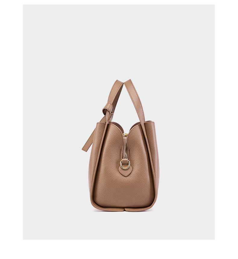 High-End Design Women's Bag 100% Genuine Leather Single Shoulder or Crossbody Bag Washington