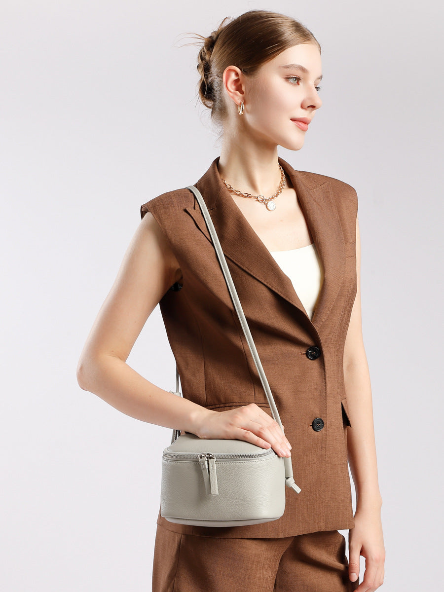 High-End Design Women's Bag 100% Genuine Leather Single Shoulder or Crossbody Bag Idaho