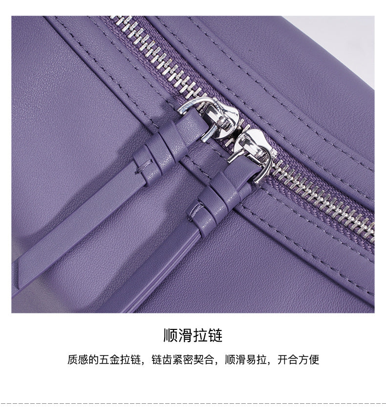 High-End Design Small Women's Bag 100% Genuine Leather Single Shoulder or Crossbody Bag Ferrara