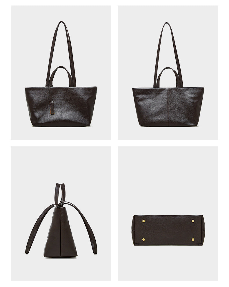 High-End Design Women's 100% Genuine Leather Shoulder and Crossbody Bag Napoli