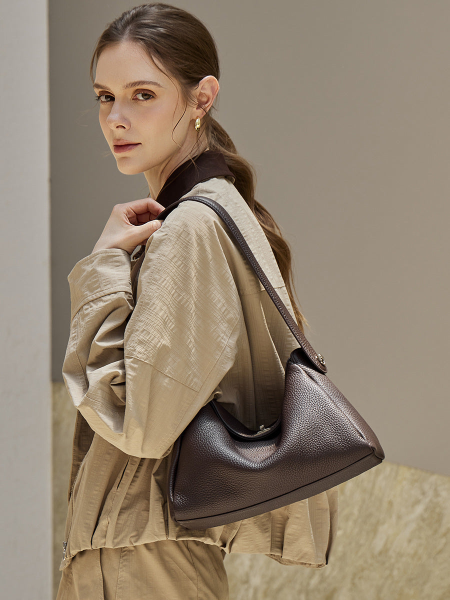 Design Women's Bag 100% Genuine Leather Single Shoulder or Crossbody Bag Mali