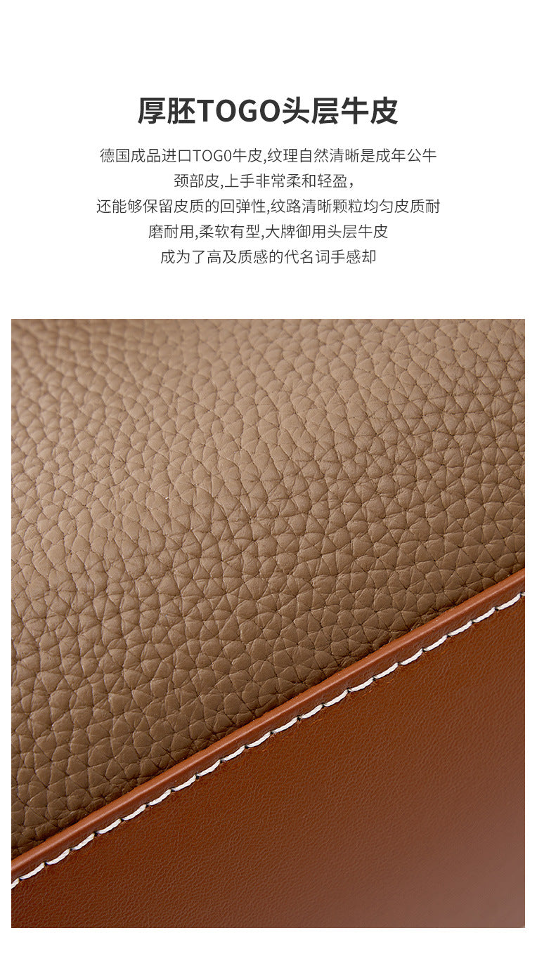 High-End Design Women's Bag 100% Genuine Leather Single Shoulder or Crossbody Bag Malaga