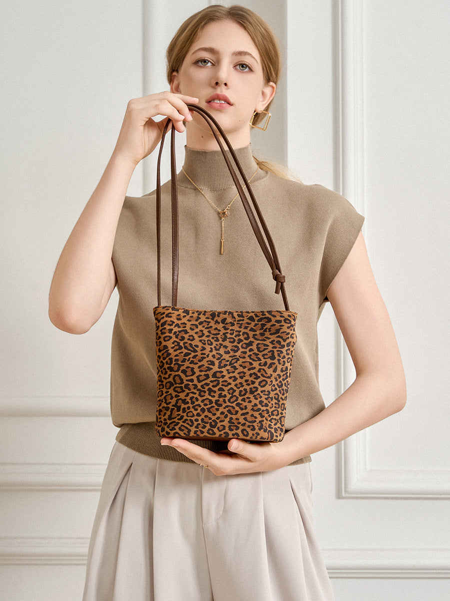 Design Women's Bag 100% Genuine Nubuck Leather Single Shoulder or Crossbody Bag Riverside