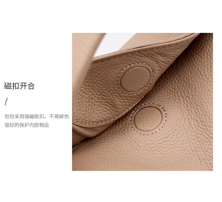 High-End Design Women's 100% Genuine Leather Single Shoulder Crossbody Bag Madeira