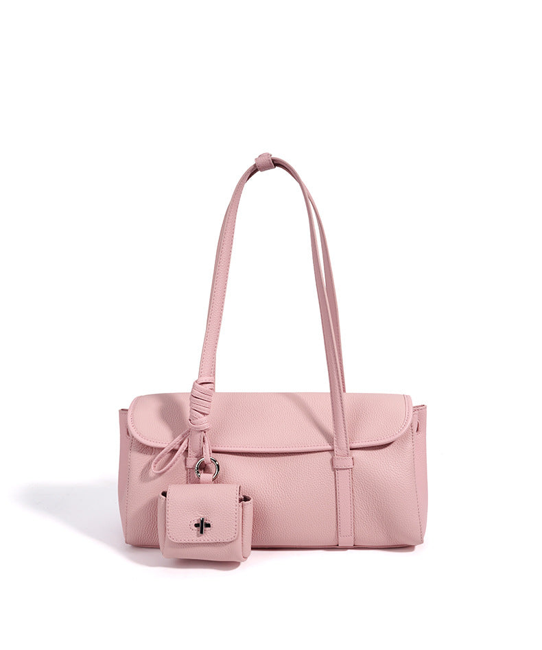 High-End Design Women's 100% Genuine Leather Pillow-shaped Shoulder Bag Genoa