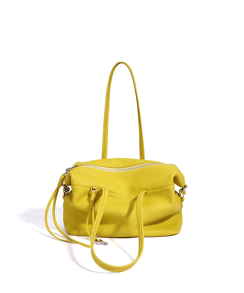 High-End Design Women's Bag 100% Genuine Leather Single Shoulder or Crossbody Tote Bag Rho