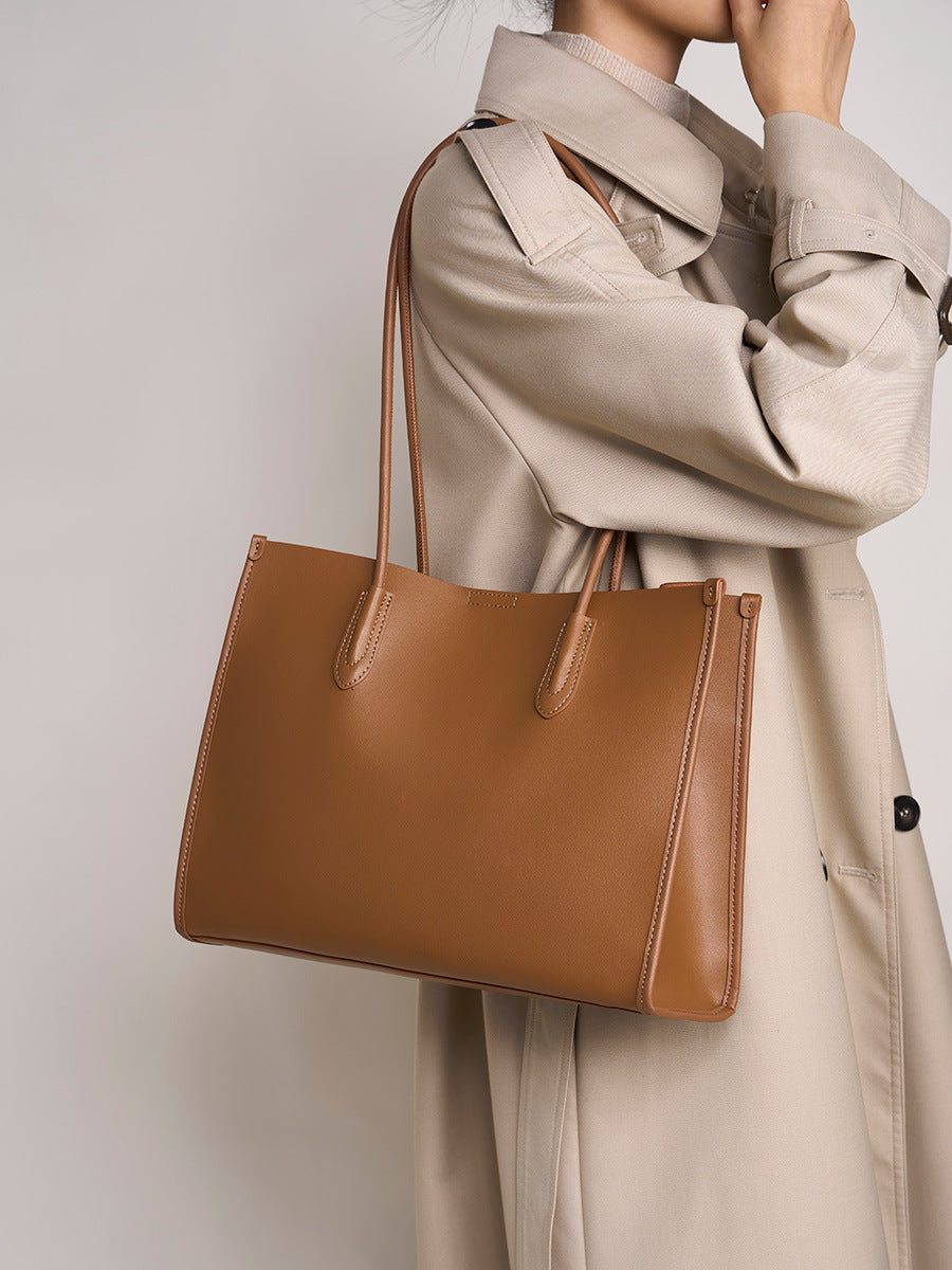 High-End Design Women's 100% Genuine Leather Tote Bag West Virginia