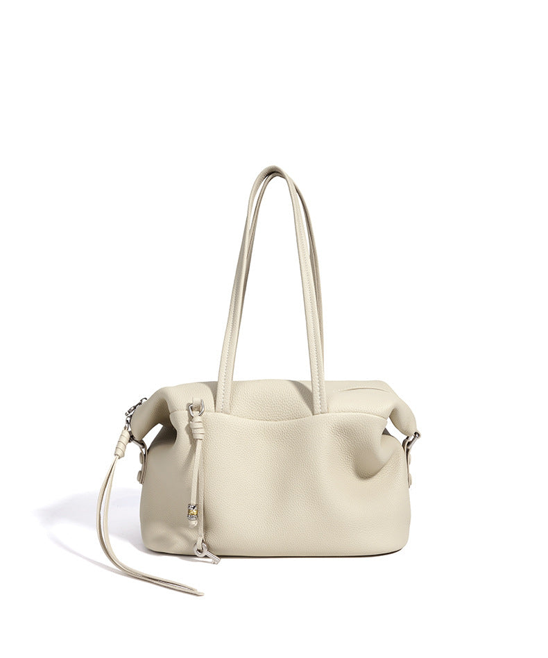 High-End Design Women's Bag 100% Genuine Leather Single Shoulder or Crossbody Tote Bag Rho