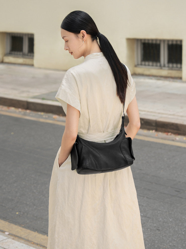 Designed Women's 100% Genuine Leather Single and Cross Shoulder Bag Plaza