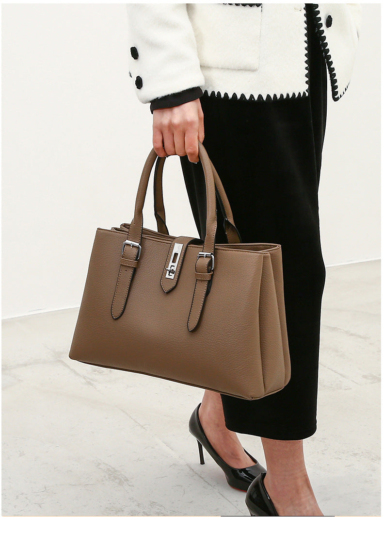 High-End Leather Three-Piece Set of Elegant Cross-Body Handbags Utah