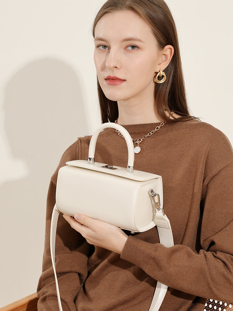 High-End Design 100% Genuine Leather Women's Small Square Box Bag Connecticut