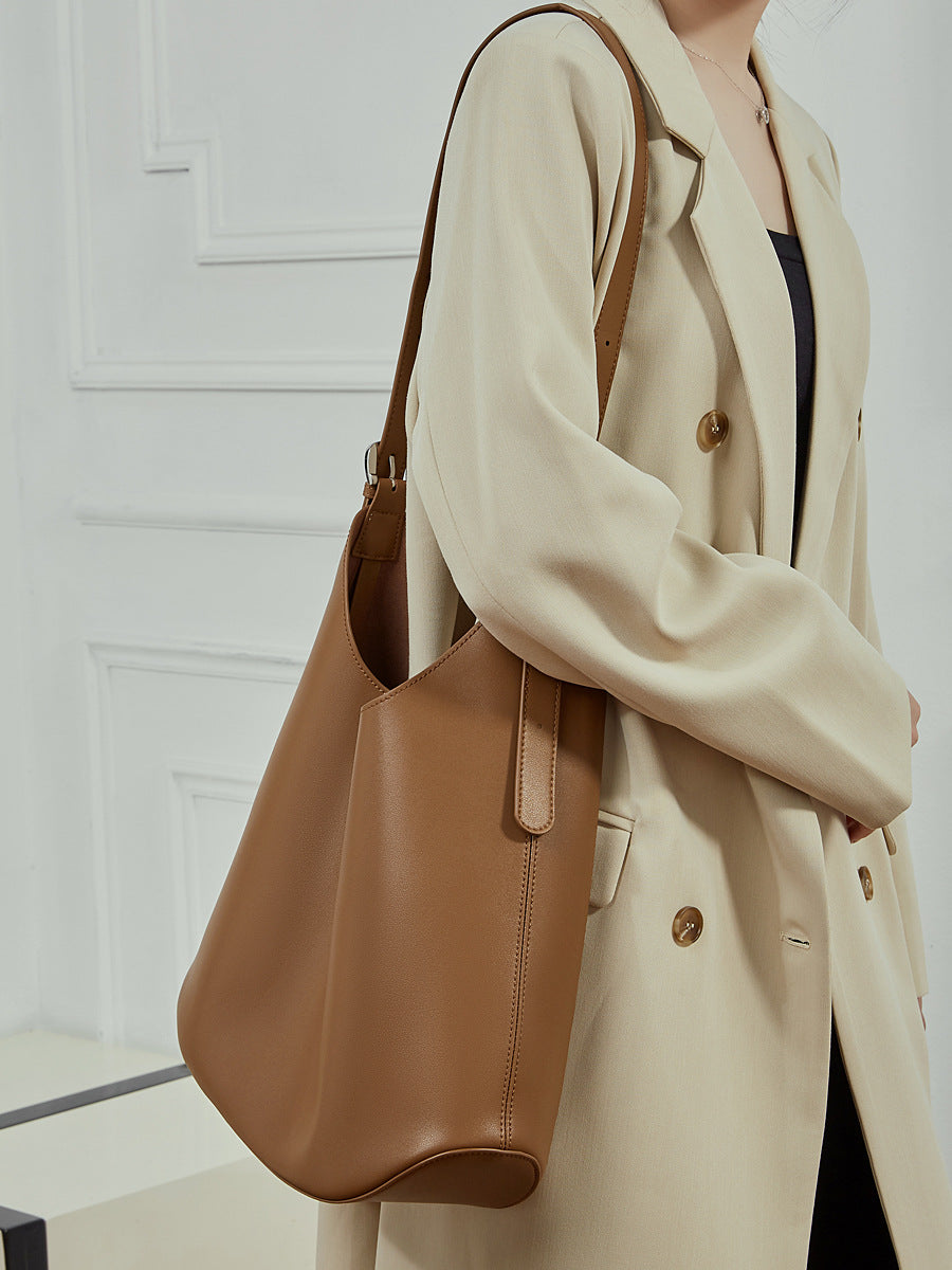 High-End Design Women's Bag 100% Genuine Leather Single Shoulder or Crossbody Tote Bag Mississippi