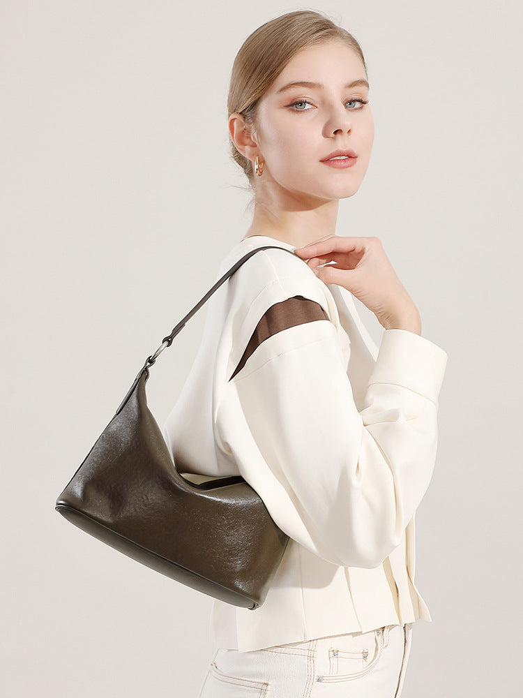 Designed Women's Bag 100% Genuine Leather Single Shoulder or Crossbody Bag Jaca