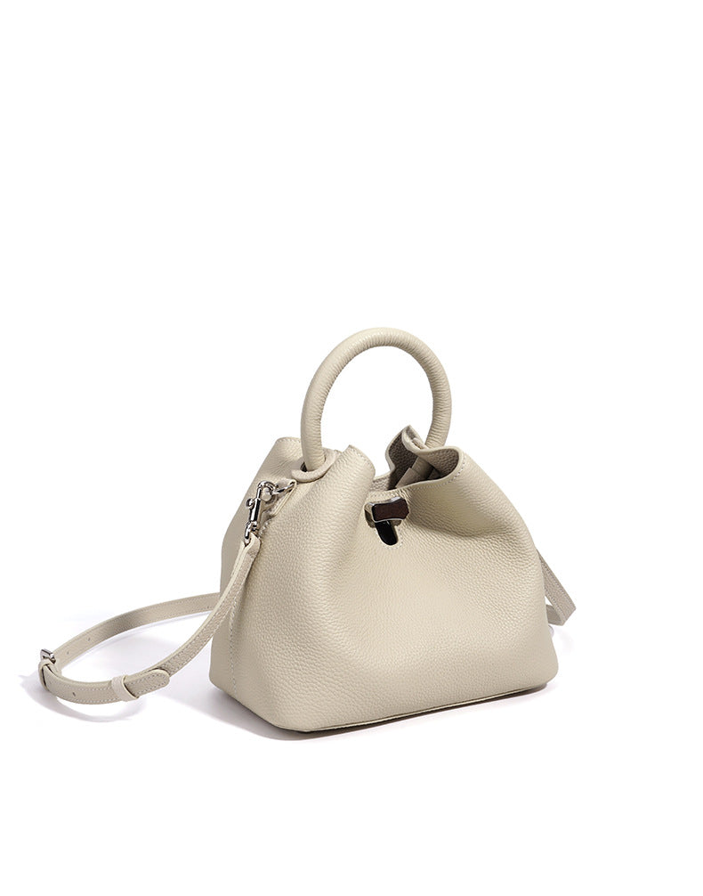 High-End Design Women's 100% Genuine Leather Single or Across Shoulder Tote Bag Udine