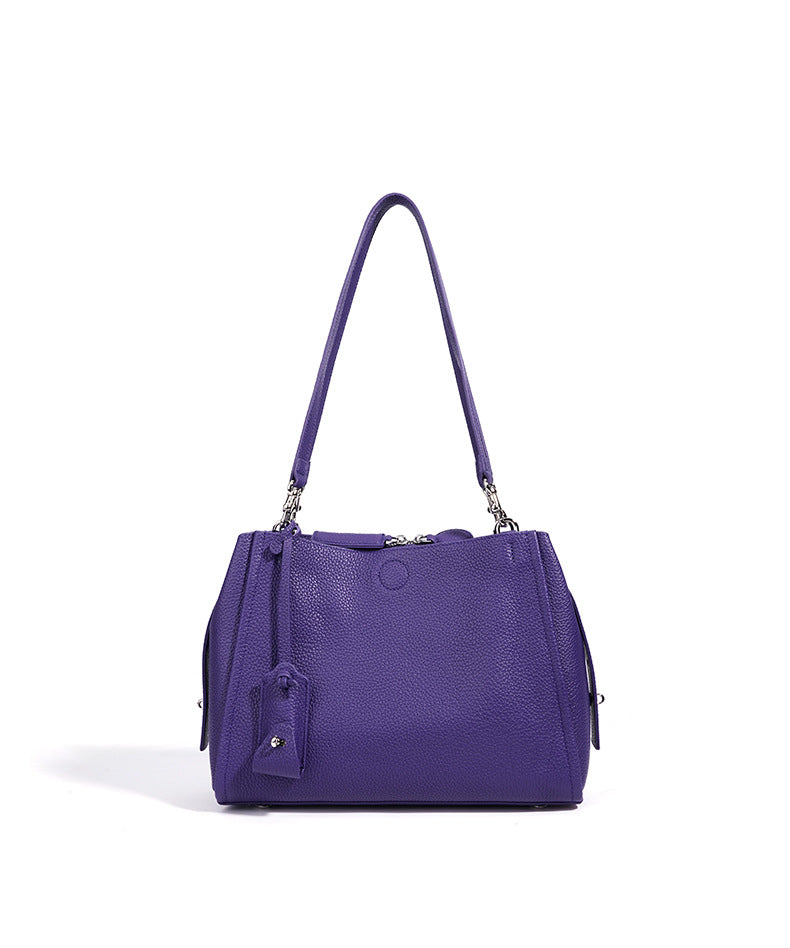 High-End Design Women's Bag 100% Genuine Leather Single Shoulder Bag Palazzo