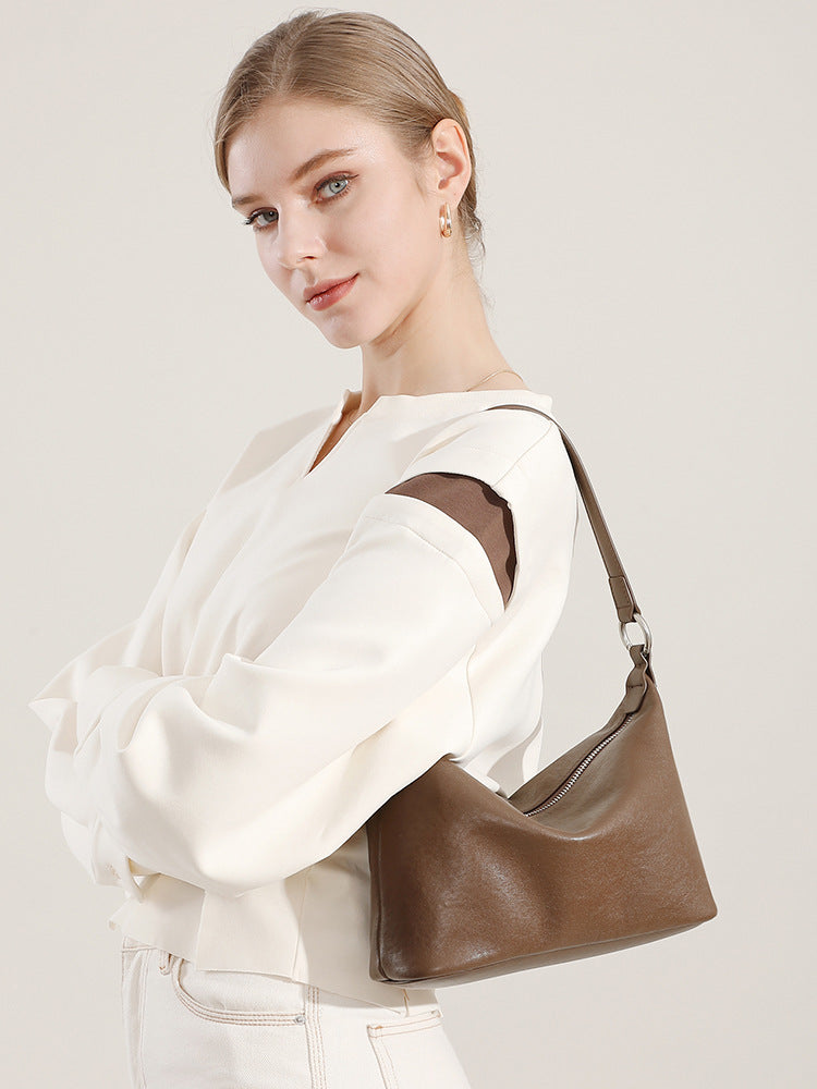 Designed Women's Bag 100% Genuine Leather Single Shoulder or Crossbody Bag Jaca