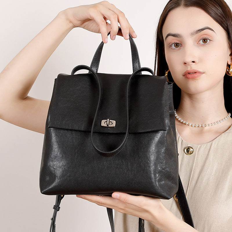 Designed Women's 100% Genuine Leather Backpack Duke