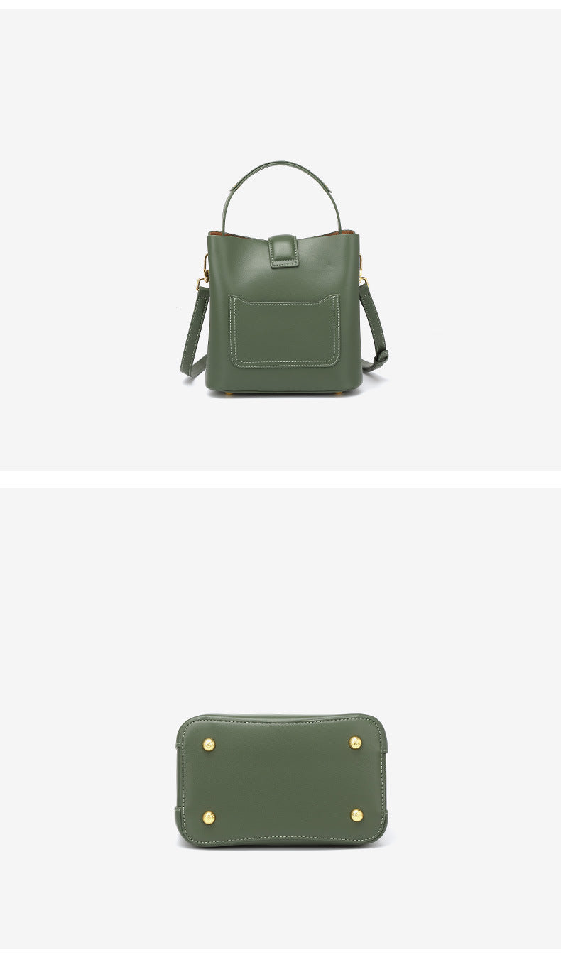 High-End Design Women's Bag 100% Genuine Leather Single Shoulder or Crossbody Bag Toledo
