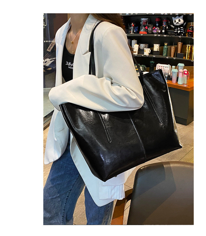 High-End Design Women's 100% Genuine Leather Tote Bag Vigo