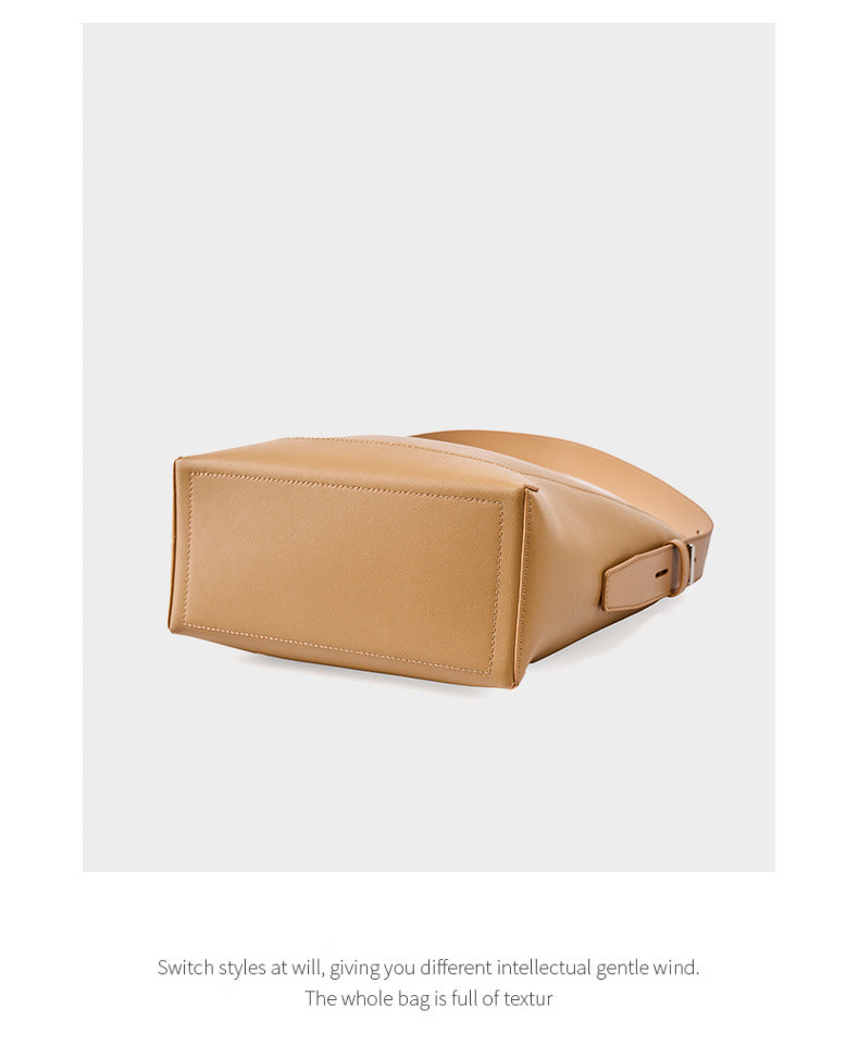High-End Design Women's Bag 100% Genuine Leather Single Shoulder or Crossbody Bag Virginia