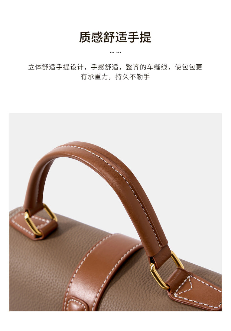 High-End Design Women's Bag 100% Genuine Leather Single Shoulder or Crossbody Bag Malaga