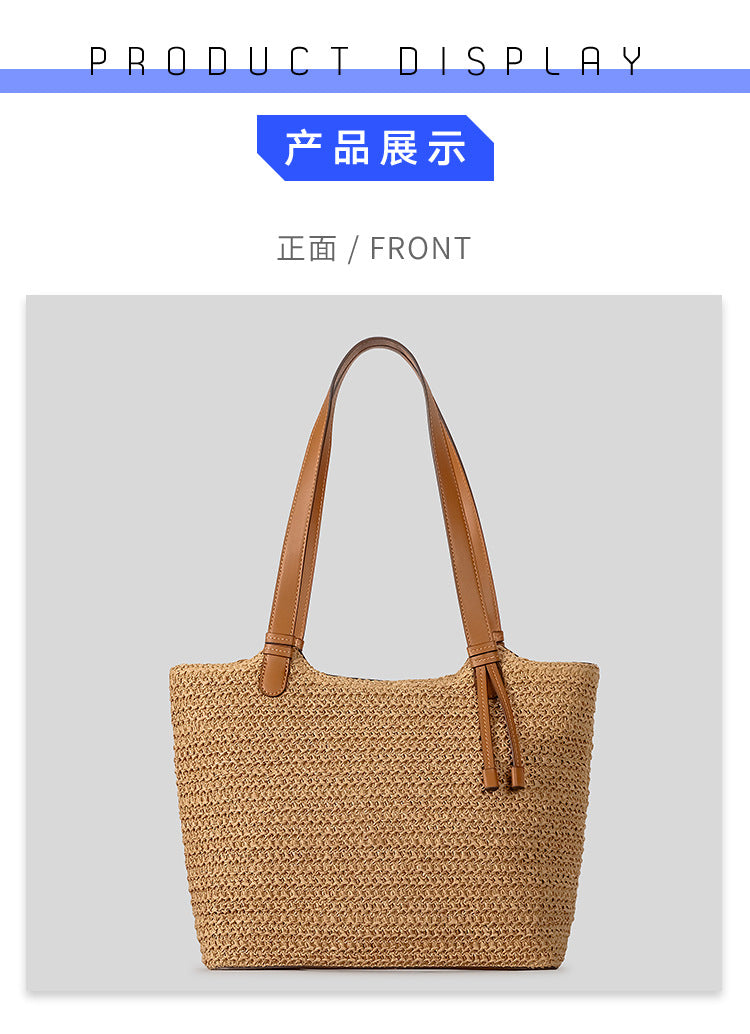 Design Straw Woven Women's Bag Single Shoulder South Carolina
