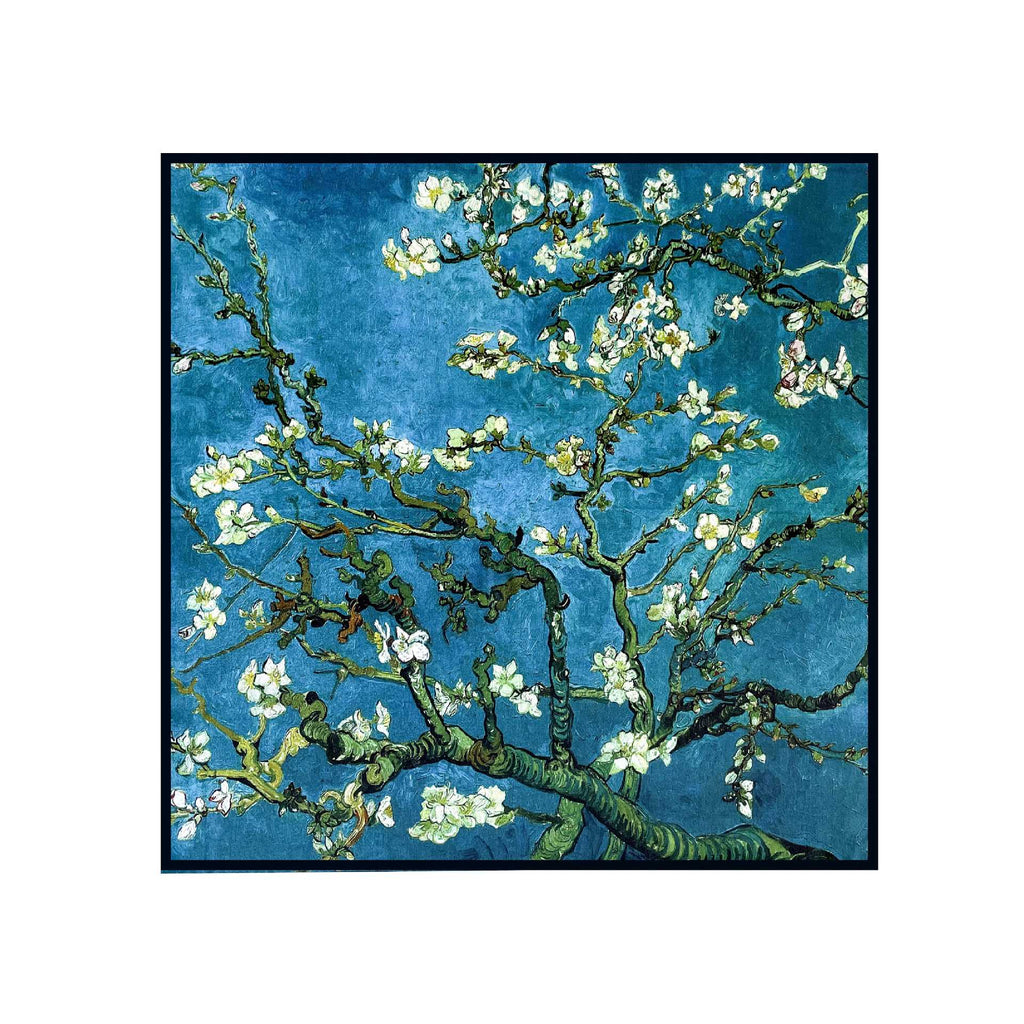 Women's 100% Mulberry Silk Scarves, Oil Printed in France
