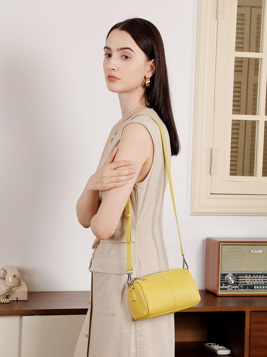 Designed Women's 100% Genuine Leather Single Shoulder and Crossbody Bag Ponca