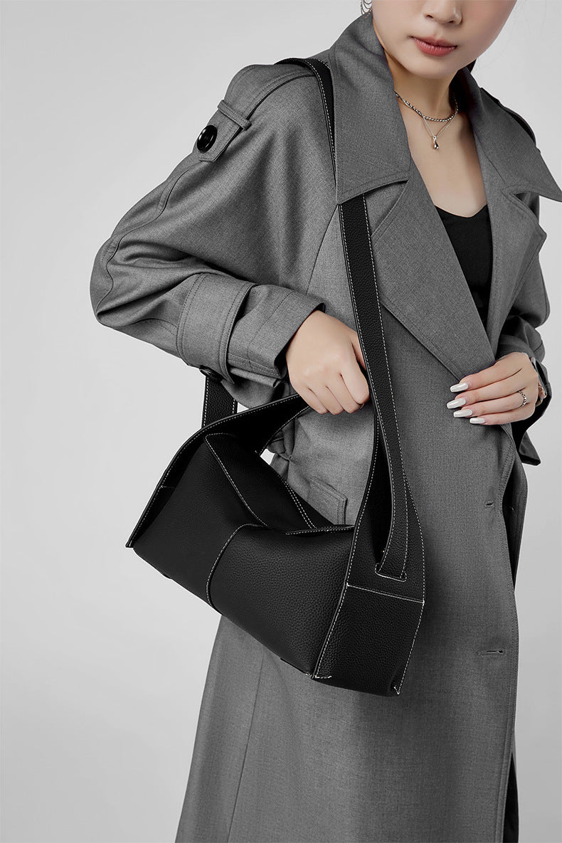 Designed Women's 100% Genuine Leather Single Shoulder Bag Enna