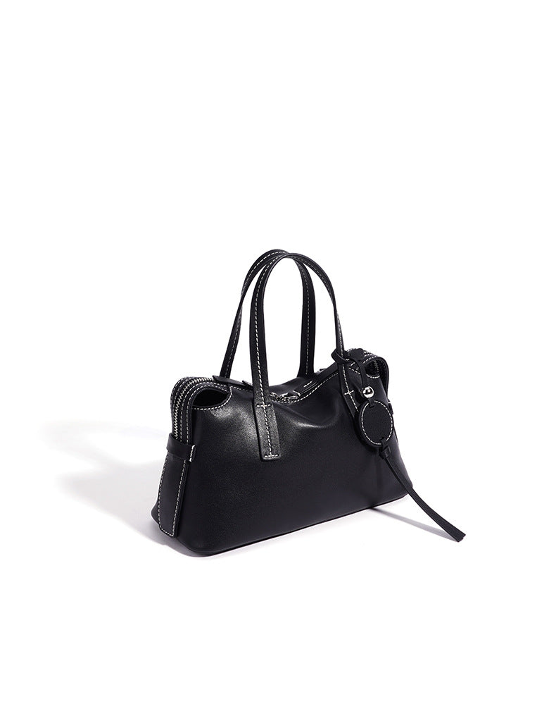 High-End Design Women's Bag 100% Genuine Leather Single Shoulder or Crossbody Bag Bari