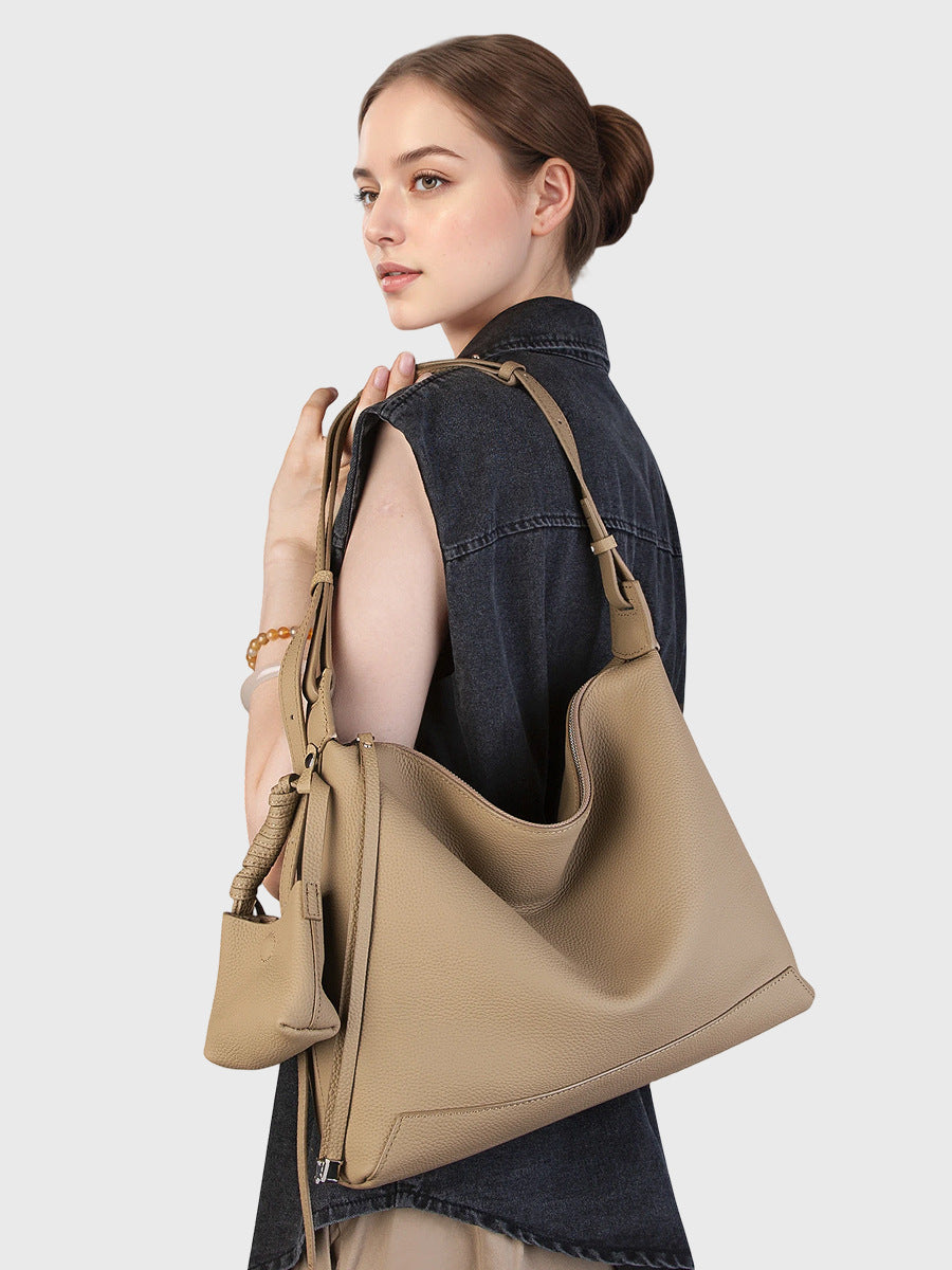 High-End Design Women's 100% Genuine Leather Shoulder and Crossbody Bag Delaware