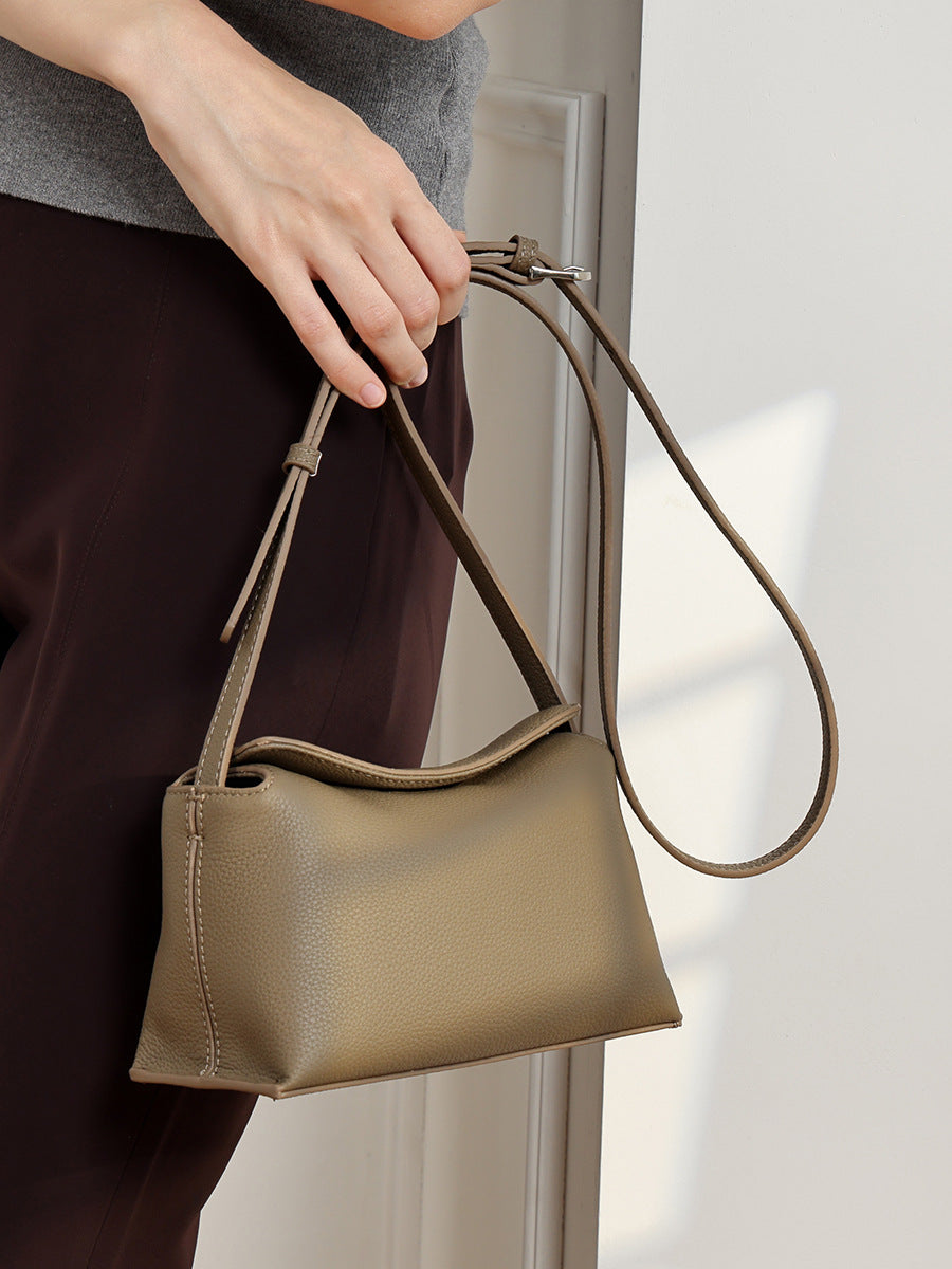 High-End Design Women's Bag 100% Genuine Leather Single Shoulder or Crossbody Bag Oklahoma