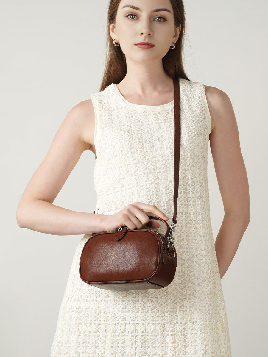 High-End Design Small Women's Bag 100% Genuine Leather Single Shoulder or Crossbody Bag Palau