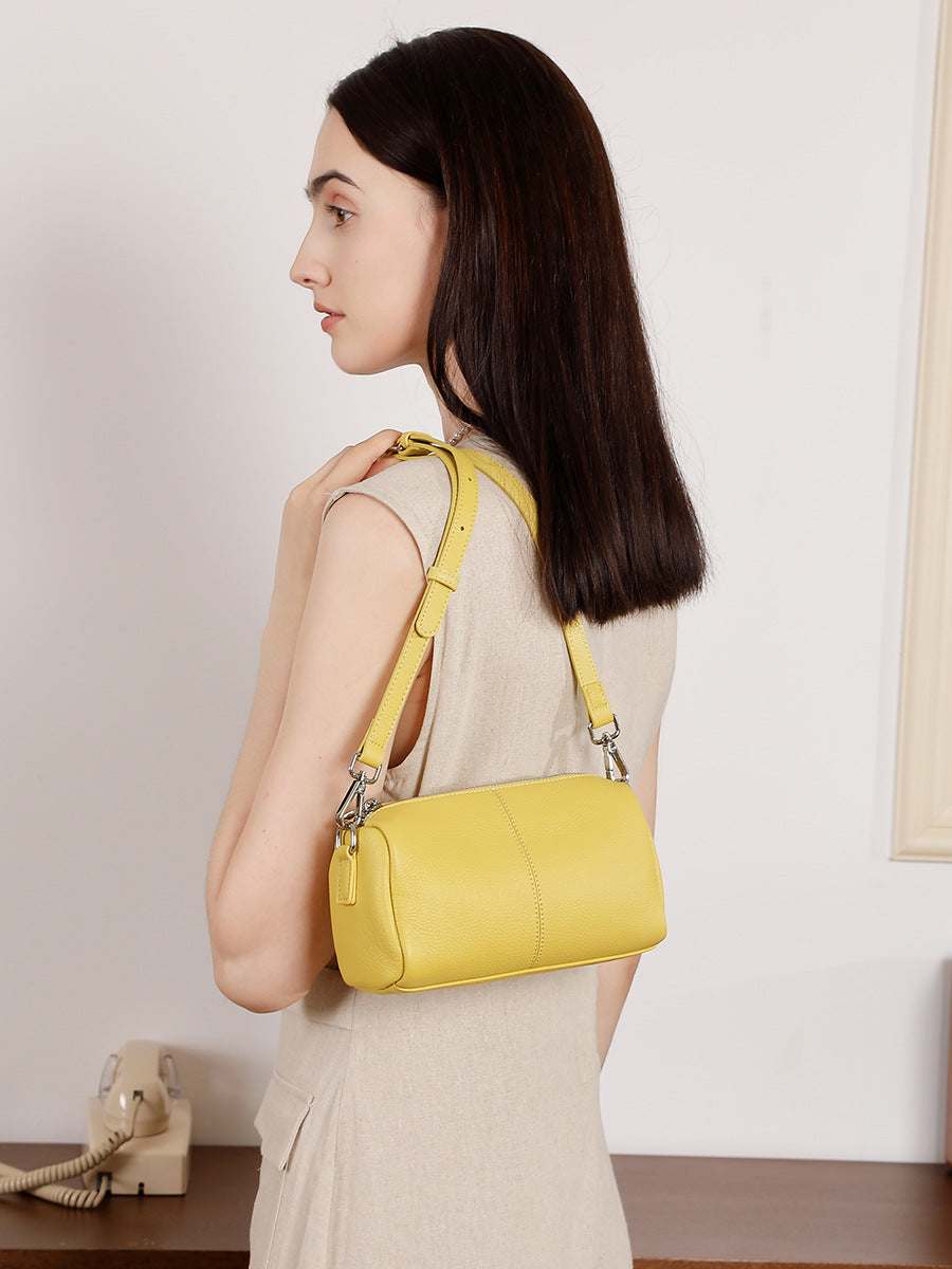 Designed Women's 100% Genuine Leather Single Shoulder and Crossbody Bag Ponca