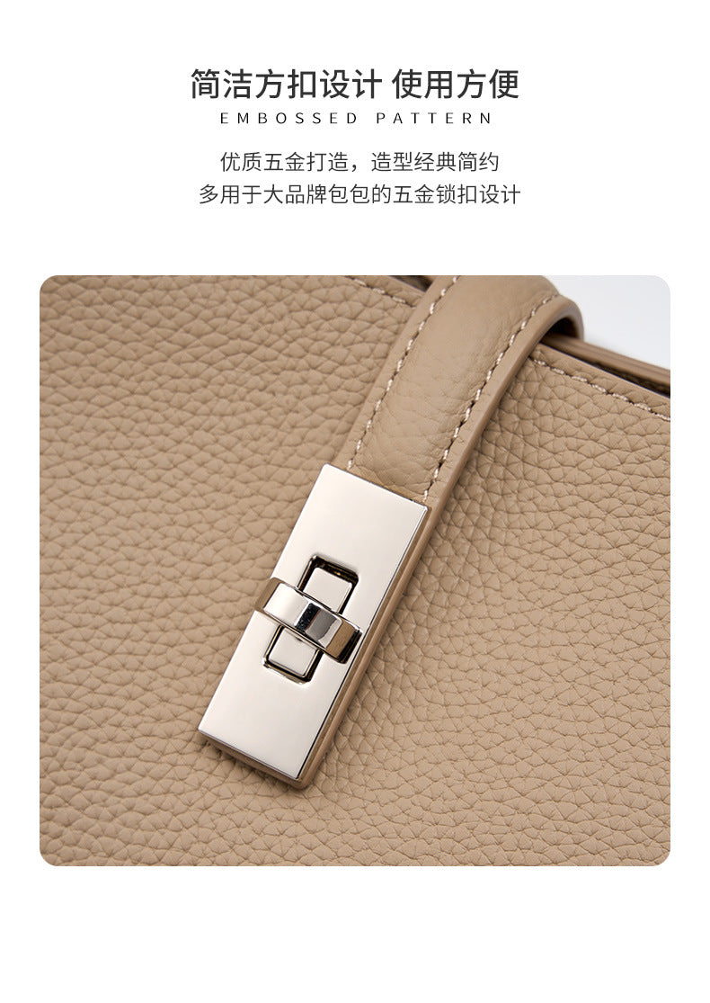 High-End Design Small Women's Bag 100% Genuine Leather Single Shoulder or Crossbody Bag Alicante