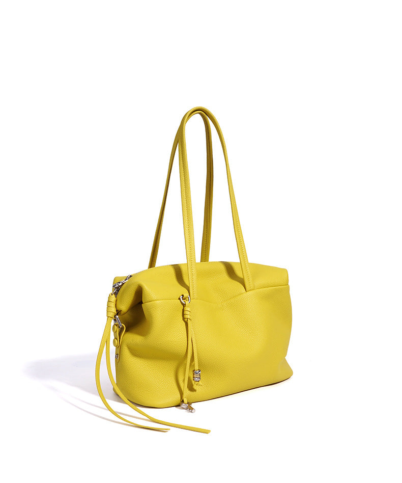 High-End Design Women's Bag 100% Genuine Leather Single Shoulder or Crossbody Tote Bag Rho