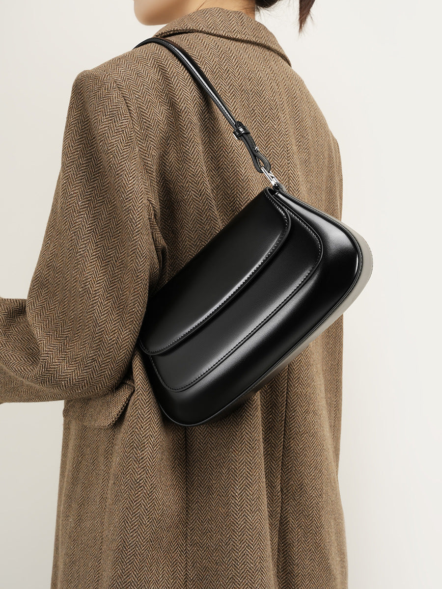 High-End Design Women's Bag 100% Genuine Leather Single Shoulder or Crossbody Bag New York
