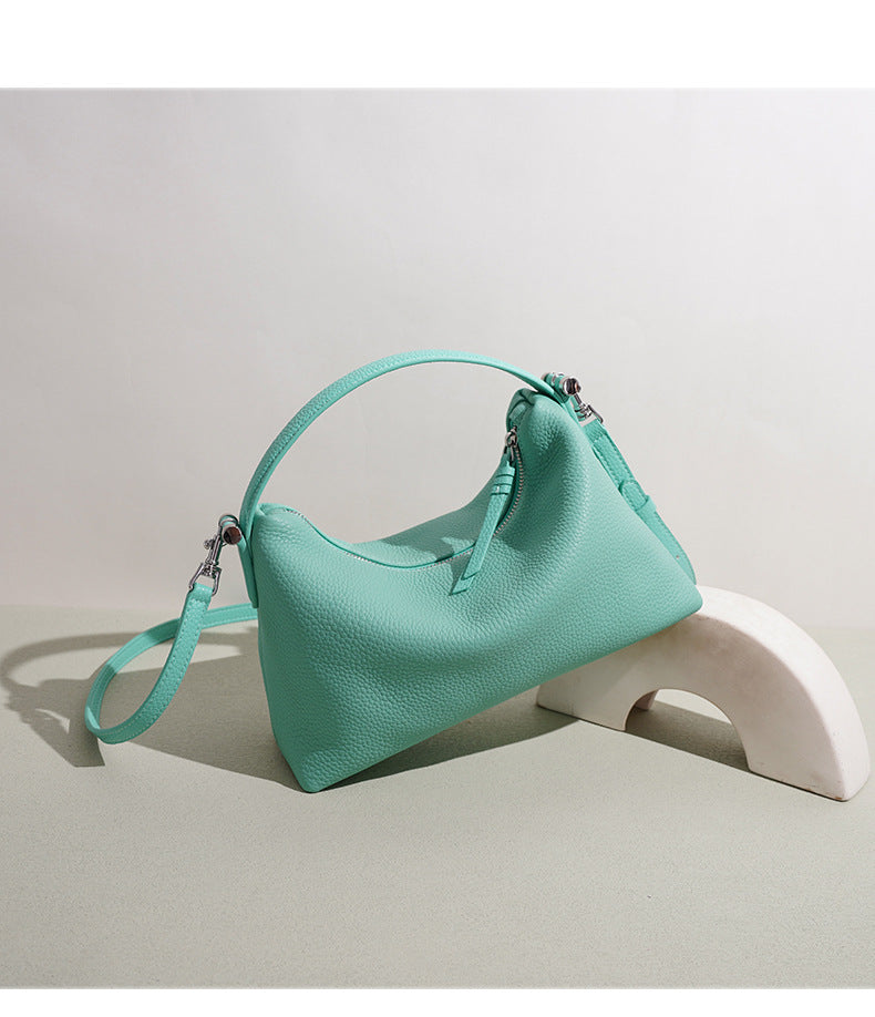 High-End Design Women's 100% Genuine Leather Shoulder Crossbody Bag Como