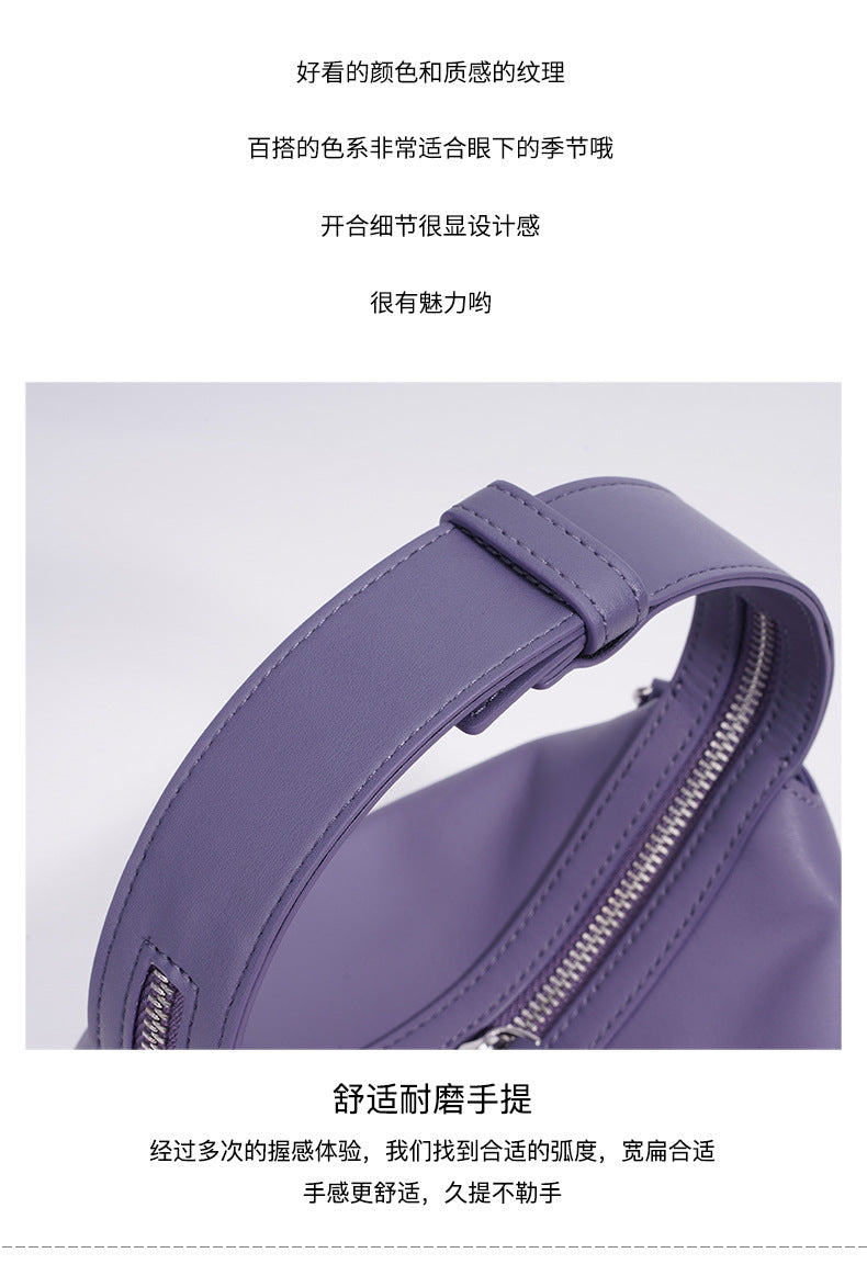 High-End Design Small Women's Bag 100% Genuine Leather Single Shoulder or Crossbody Bag Ferrara
