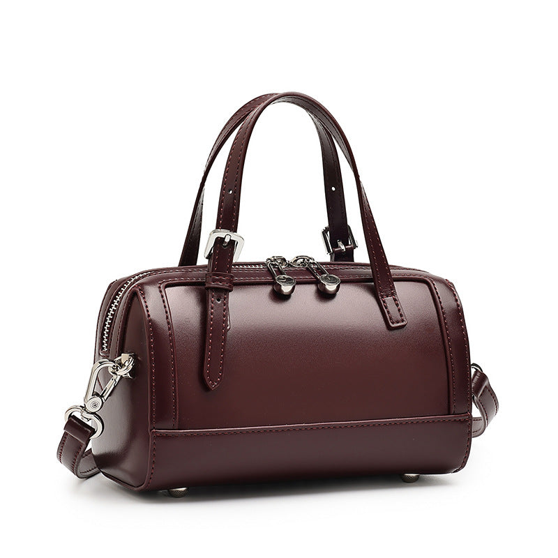 High-End Design Small Women's Bag 100% Genuine Leather Single Shoulder or Crossbody Bag Monaco