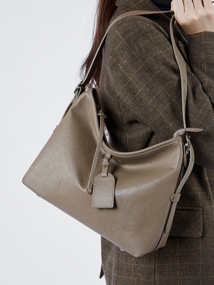 Designed Women's Bag 100% Genuine Leather Single Shoulder or Crossbody Bag Nancy